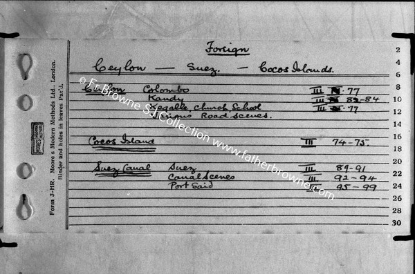 FR BROWNES INDEX